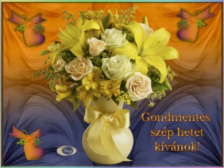Gondmentes szép hetet