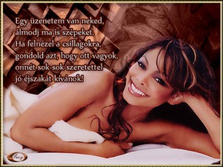 Jó éjszakát, szép álmokat.