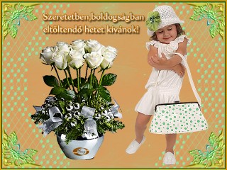 Szeretetbe eltöltendő hetet kívánok